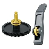 HpLive Getriebesatz, Extruderzahnrad, Stahlgetriebe Für 3D-Drucker, Präzise Feinverzahnung Mit DLC-Beschichtung, Reduzierte Vibrationen, Langlebiger Gehärteter Stahl(gold)