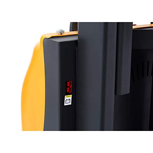 Xilin Semi Electric Stacker Material Lift 118\" Lifting Height with Adjustable Forks 2200lbs Capacity - Thumbnail 4