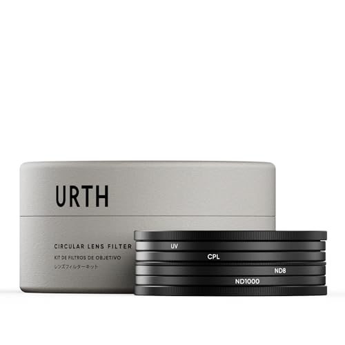 Urth 67mm 4-in-1 Lens Filter Kit (Plus+) - UV, CPL, Neutral Density ND8, ND1000, Multi-Coated Optical Glass, Ultra-Slim Camera Lens Filters