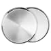Produktbild PUCSIQ 2 Stuck Rund Pizzaform 30cm Edelstahl Pizzablech Edelstahl Pizza Backblechform Rund Tablett Pizza Kochpfanne für Camping Veranstaltungen Picknicks Familientreffen