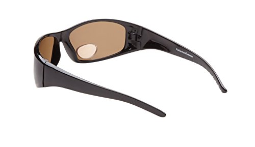 Fisherman Eyewear Polar View Bifocal Sunglasses with Brown Polarized Lens, Black (+3.00)4