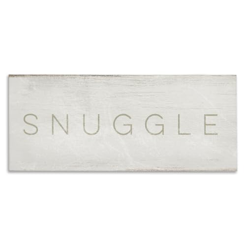 Stupell Industries 'Snuggle Text Minimal Distressed Paint'| Canvas Art