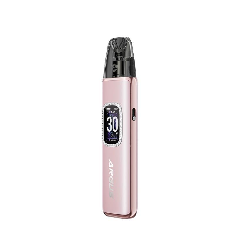 Kit ARGUS G3 con batteria integrata da 1500 mAh (capacità della batteria del 50% superiore rispetto ad Argus G2), potenza massima di 30 W e ricarica rapida Type-C 5 V/2 A, ricarica completa in 45 minuti. Offre 3 opzioni di interfaccia utente e presenta 3 animazioni, tra cui fiamme e dischi volanti. Progettato con iCOSM CODE 2.0, Argus G3 Vape ti offrirà un'esperienza di svapo diversificata, dal tiro di guancia (MTL) a quello RDL