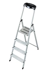 Krause Safety Stehleiter 4 Stufen 126320