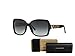 BURBERRY BE4160 34338G 58M Black/Grey Gradient Square Sunglasses For Women+BUNDLE with ACCESSORY EYEWEAR KIT