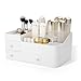 BTremary Makeup Organizer for Vanity, Large Capacity Desk Organizer with Drawers for Cosmetics, Lipsticks, Jewelry, Nail Care, Skincare, Ideal for Bedroom and Bathroom Countertops