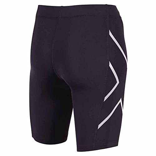 2XU Women's Core Compression Shorts, Black/Silver, M UK - Image 2