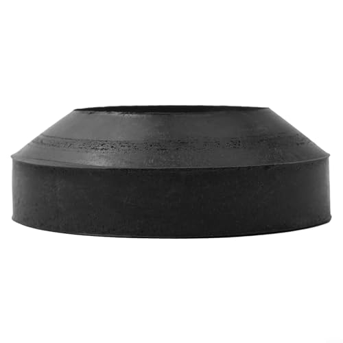 2pcs Conical Rubber Toilet Cistern Seal Washer, Doughnut-Shaped Tank Sealing Disc, Black Soft Rubber Ring Gasket for Tight Seal Between Pot and Tank, Tapered Design for Easy Sealing 2inch