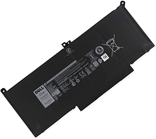 F3YGT Laptop Battery Compatible for DELL Latitude 12 7000 7280 7290 13 7000 7380 7390 P29S002 14 7000 7480 7490 P73G002 Series DM3WC 0DM3WC 2X39G Notebook Battery 7.6V 60Wh 4cells