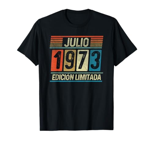 Julio 1973 Vintage - 49 años Regalo Cumpleaños Hombre Camiseta