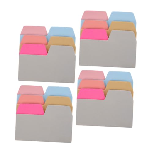 LOPUNER 360個書き込み可能インデックスタブ 色類便利貼 書類整理用粘着マ