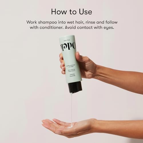 Odele Smoothing Sulfate-Free Shampoo & Conditioner Set for Moisture, Frizz Control, Shine, and Straight to Curly Hair Types, 13 Fl Oz Each (2-Pack)