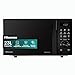 Hisense H23MOBSD1HUK 23 Litre 800W electronic Microwave with Auto Defrost, Digital Display, Smart Cook, Multi level cooking and Easy Clean- Black