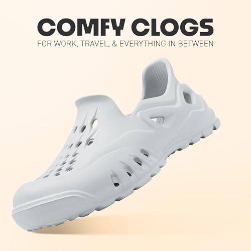 Image of Stylish and Comfortable Anti-Skid Men's Clogs | Waterproof, Breathable & Lightweight | Slip-On Style Unisex Everyday Footwear for Home, Travel, and Outdoors | TEG-7009