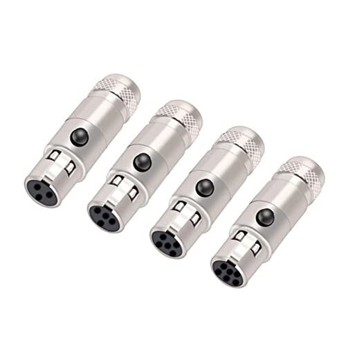 Connecteur microphone XLR 5 broches femelle embase châssis et prise audio pour panneau