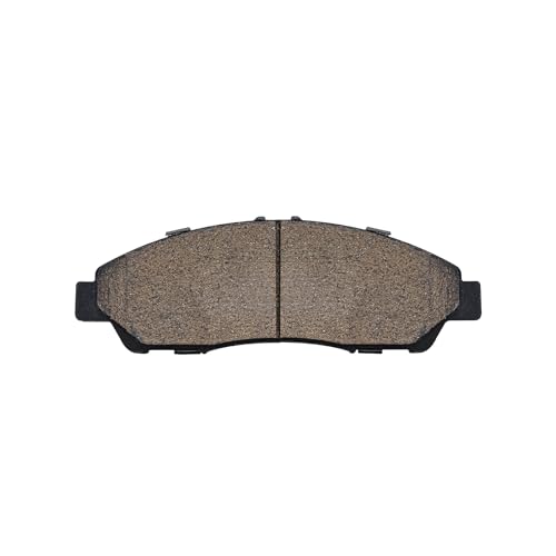 Image of Detroit Axle - Front Ceramic Brake Pads w /Hardware Replacement for Acura MDX RLX ZDX Honda Pilot - 4pc Set