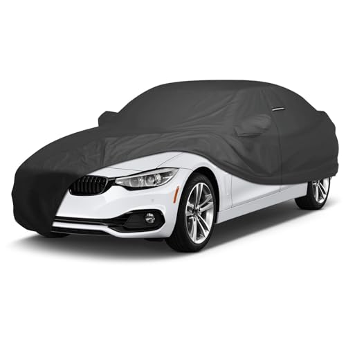 Image of iCarCover Premium Custom Car Cover for 2018-2019 BMW 6-Series Gran Turismo Heavy Duty Waterproof All Weather Rain Snow Sun Protector Custom Full Exterior Indoor Outdoor Protection Car Cover (Black)