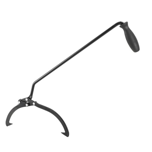 Lfhelper 2-jaw Log Cant Hook, 10 Logging Cant Hook Log Lifter With long handle Lumber and Log Lifting/Handling/Dragging/Carrying Tool