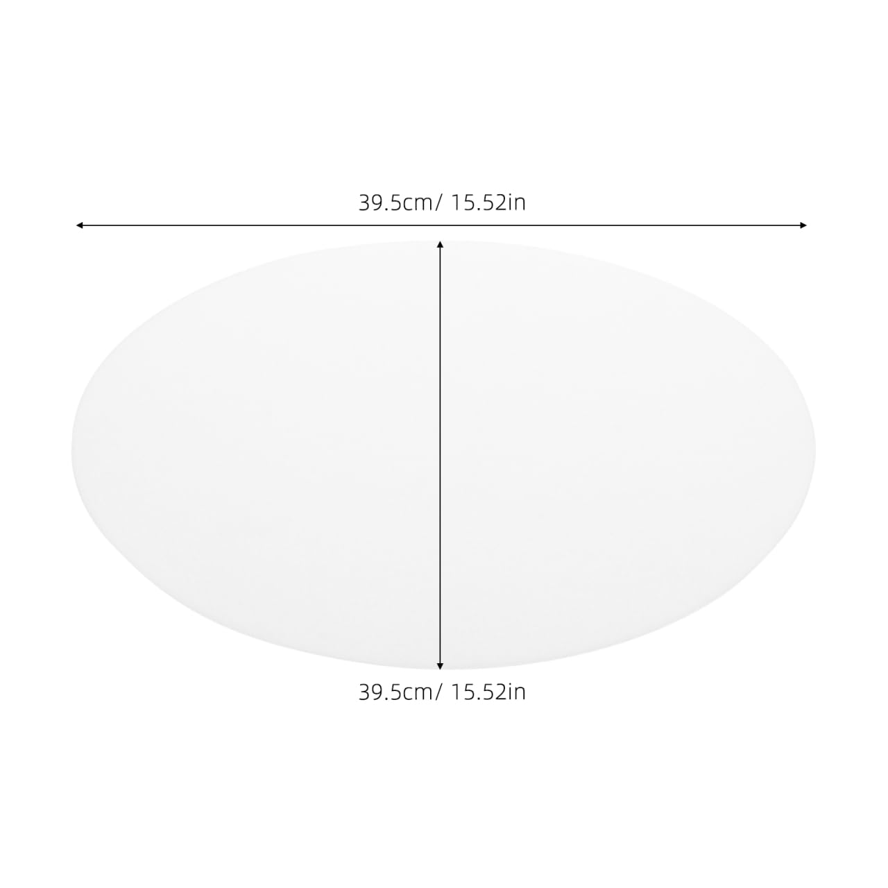 Garneck Difusor De Luz Acrílico Redondo 39.5 Cm Diámetro 1 Mm Grosor Cubierta Para Lámpara De Techo Pantalla Translúcida Luz Suave Protección Visual Uso Interior Doméstico