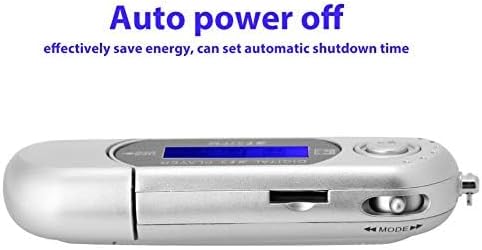 VBESTLIFE MP3 Player side view with 'Auto power off' text