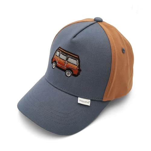 Casquette pour garçon maximo avec fermeture réglable en tissu coton bleu