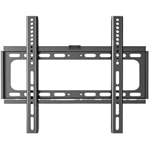 TV Wall Mount Fixed for Most 26"-65" Flat/Curved TVs with Max VESA 400X400mm up to 110Lbs Space Saving Universal TV Bracket