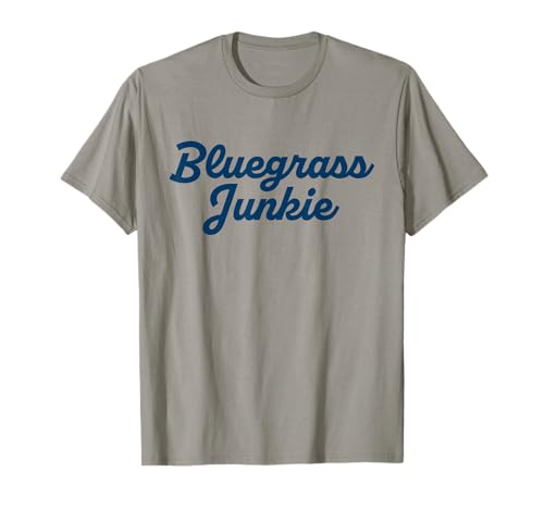 Bluegrass Junkie Funny Cute Bluegrass Banjo Music T-Shirt