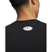 Under Armour Men's Armour HeatGear Compression Long-Sleeve T-Shirt , Black (001)/White, Medium