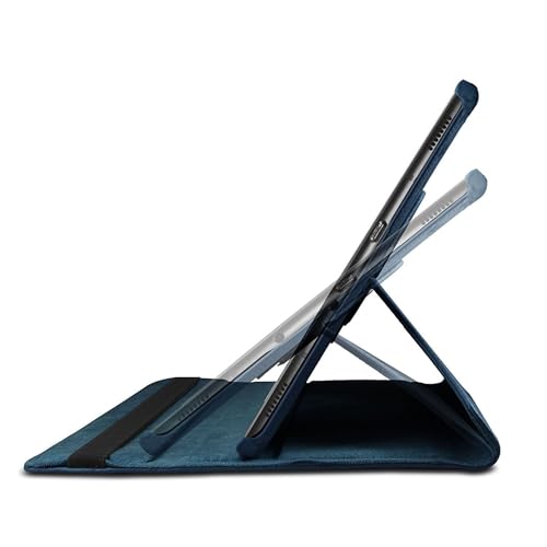 Image of M Cart 360 Degree Rotating Leather Case Cover for Samsung Galaxy Tab S3 9.7 inch (SM-T820 /T825 /T827) 2017 Release (Midnight Blue)