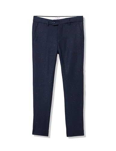 Isaac Mizrahi Boy's Slim Fit Wool Blend Ink-Splash Pants