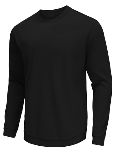 3 Pack Mens Long Sleeve Shirts Heavy Weight Athletic Gym Workout Tee Shirts Pullover T-Shirts4