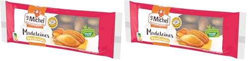 ST MICHEL - Madeleines Moelleuses et Authentiques - Format Familial - Le sachet de 800G (Lot de 2)