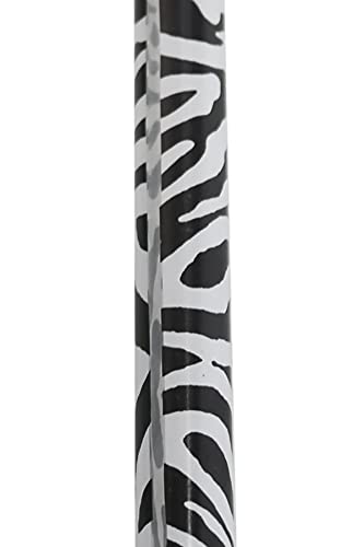Kaya Zebra XL Glasmundstück, für Wasserpfeifen Ersatz Mundstück aus Glas mit Zebra Design, Länge: ca. 34cm Plus 3cm… – Bild 6