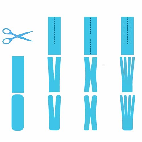 Kinesiotapes - Tape Sport 5 Rollen - Truetape - Kinesiologie Tape - Physio Tape - Sport Tape (5cm x 5m, 5 Farben)