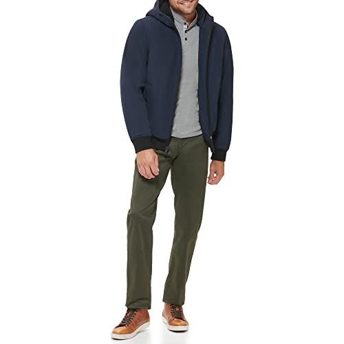Image of DOCKERS Men's Softshell Sherpa Lined Bomber Jacket (Standard and Big & Tall)