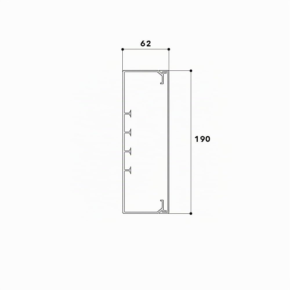Cable Coach Goulotte de câble 60 x 200 mm, 1 m, Blanche, Robuste, pour de Nombreux câbles au Mur ou au Plafond, pour l'intérieur et l'extérieur, Bureau, Atelier, Bricolage