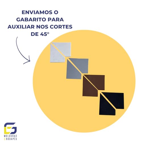 Moldura Guarnição Rodameio Eva Autocolante Marte 10cmx5mm 10 Metros (Branco)