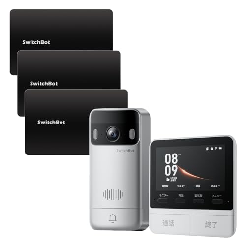 Amazon.co.jp: 【セット買い】 SwitchBot テレビドアホン カード