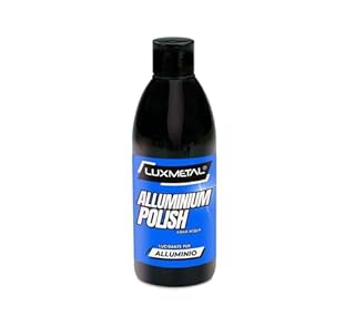 Lux Metal - Alluminium Polish Lucidante per Alluminio 250 Gr Pasta abrasiva lucidatura superfici in alluminio elimina graffi auto carrozzeria moto barca cerchi bici (250 Gr)