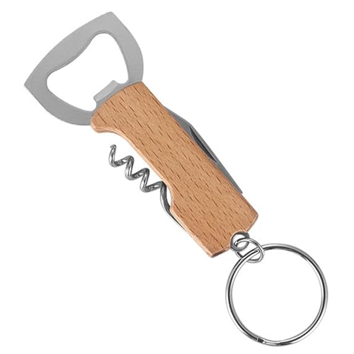 Convenient Bar Bottle Opener Keyring - Beer Bottle Opener - Novelty Personalised Beer Vial Keychain Openers