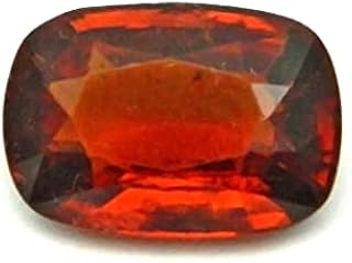 9.25 Ratti / 8.47 Carat Certified Cured Stone Hessonite Garnet Gemstone A1+ Quality Natural Gemstone - B097BP1N31, Silver, Created Sapphire, Silver, Created Sapphire