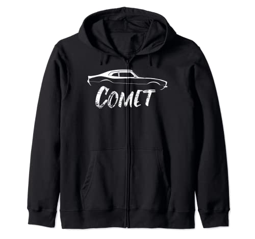 Comet 302 - Camiseta para coche, diseño de bandera americana Sudadera con Capucha