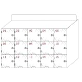 ★【Nummerierung】: Der Handyschrank sorgt für die Sicherheit Ihrer Gegenstände. Die Nummerierung verhindert Verwechslungen und erleichtert das Auffinden und Verwalten.