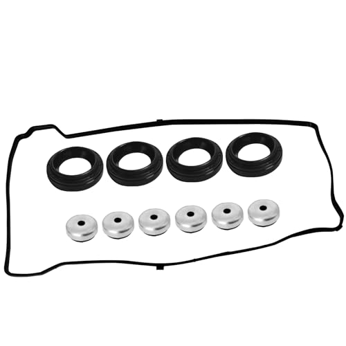 Image of Engine Valve Cover Gasket Seal Kit, Fits for H0nda Accord, CRV, Civic, Element, Crosstour, CSX, ILX RDX RSX TSX, Replaces OEM# VS50614R /VS50627R /12030-PNC-000 /12030-RAA-A01 /12341-R40-A00