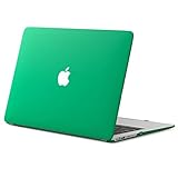 Kuzy MacBook Air 13 inch Case A1466 A1369 Rubberized Hard Cover for Older Version 2017, 2016, 2015 - Forest Green