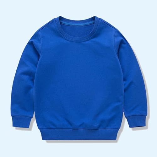 Toddler Girl Cotton Thin Sweatshirt 2025 Long Sleeve Round Neck Top High Elastic Sport Pullover Basic Sweatshirts2