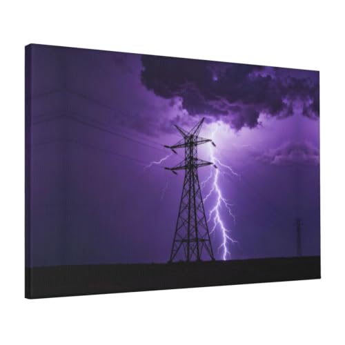 Toile murale moderne encadrée grand format 40,6x61 cm pour mur
