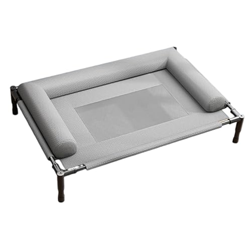 Lit de luxe surélevé pour petits animaux avec coussin doux L - 8