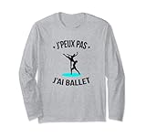 Un cadeau d'anniversaire des milles excuses rétro amusant. Un vêtement original pour un anniversaire, la fête des mères, Noël ou tout simplement pour s'amuser. Votre meilleur amie va adorer ! Cette idée amusante de J'peux pas, j'ai Ballet