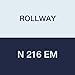 Rollway N 216 EM Cylindrical Radial Roller Bearing, 3.15" Inside Diameter, 1.02" Item Width